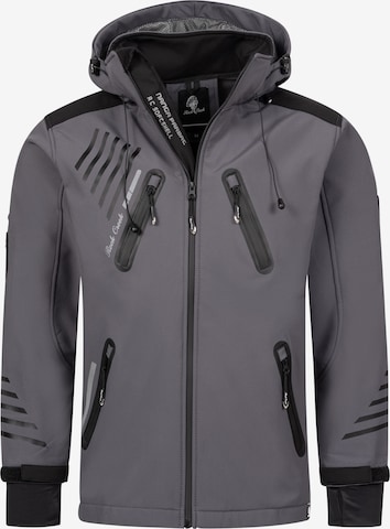 Rock Creek Outdoor jacket in Grey: front