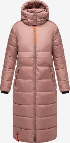 Manteau d’hiver NAVAHOO en rose : devant