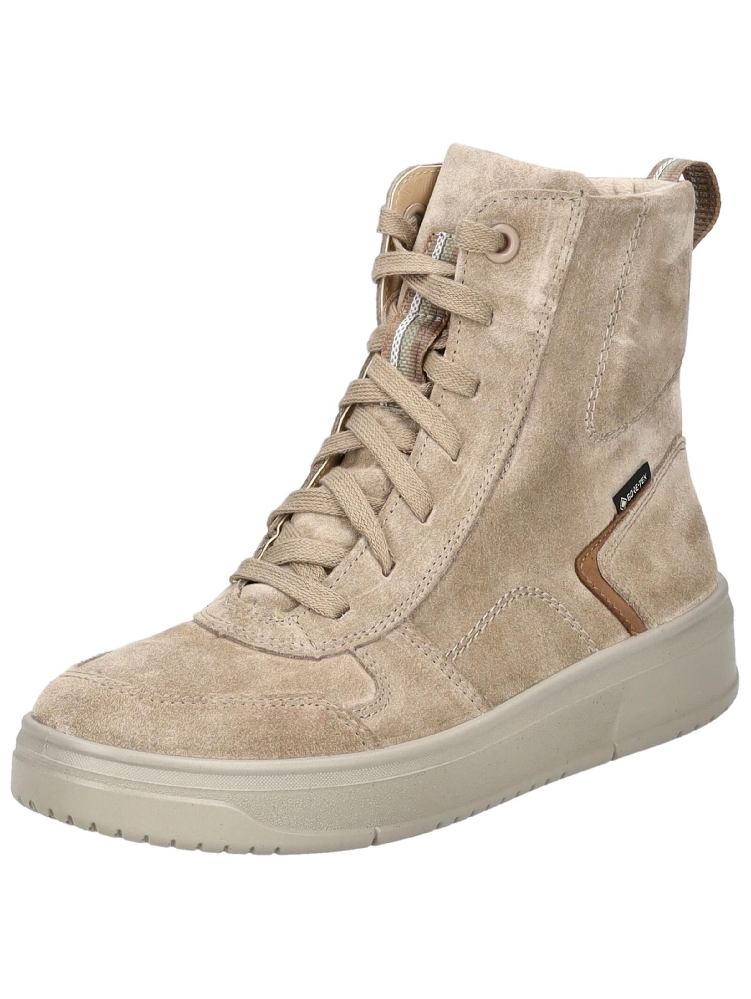 Legero Schnürstiefelette in Beige: Vorderseite