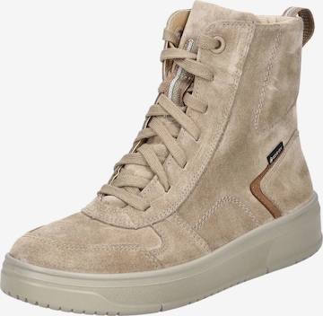 Legero Lace-up bootie in Beige: front