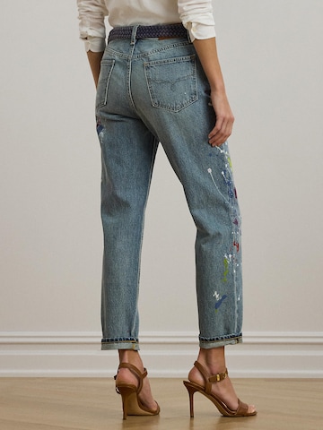 mėlyna Lauren Ralph Lauren Siaurėjantis Džinsai
