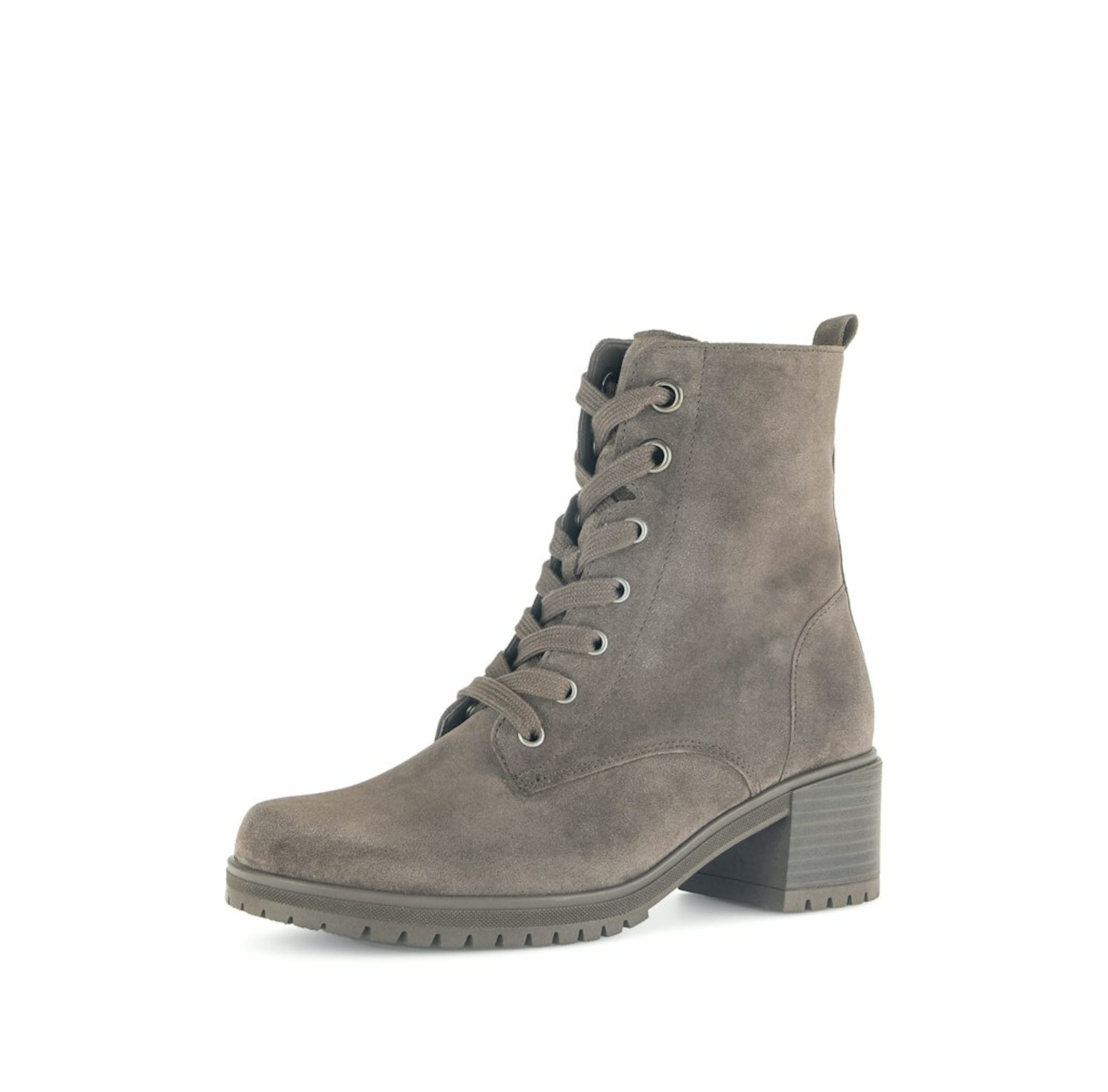 GABOR Schnürstiefelette in Grau: Vorderseite