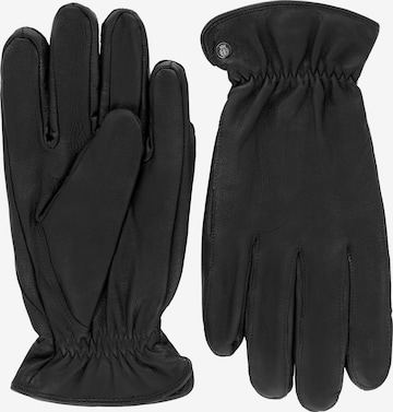 Mezzoguanti 'DETROIT' di Roeckl in nero: frontale
