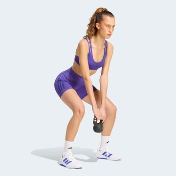 ADIDAS PERFORMANCE Workout Pants 'Opt' in Purple