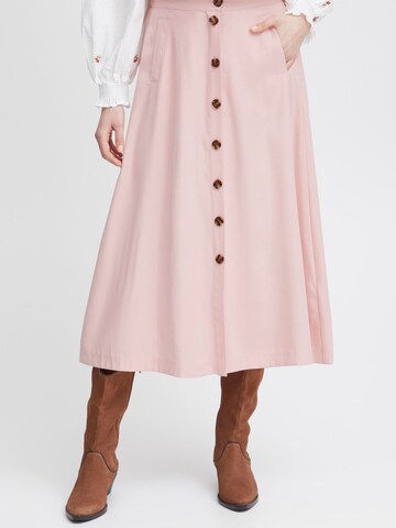 Atelier Rêve - Falda ' IRLEONO ' en rosa: frente