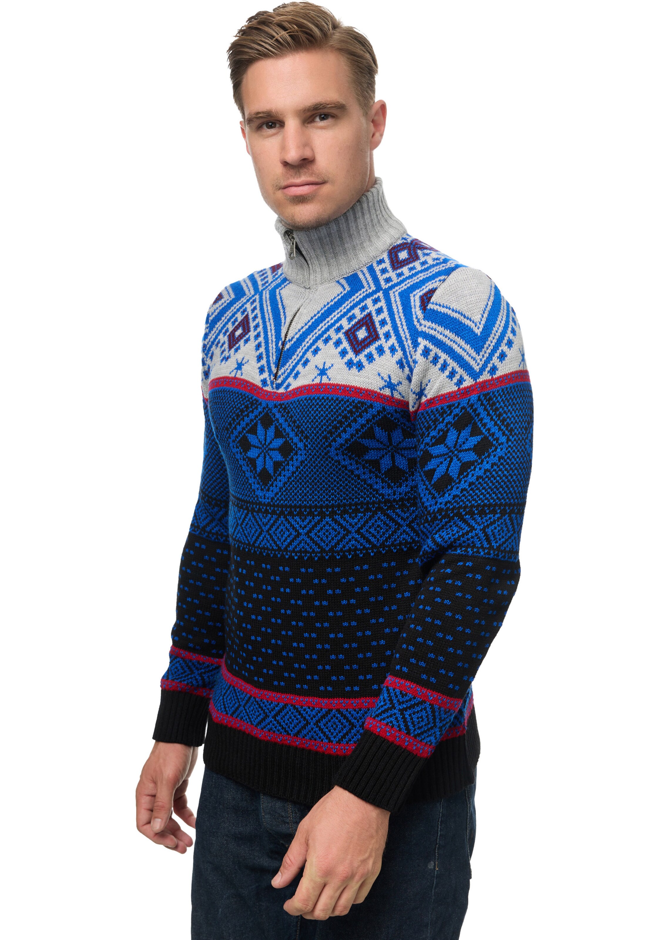 Rusty Neal Sweater in Blue