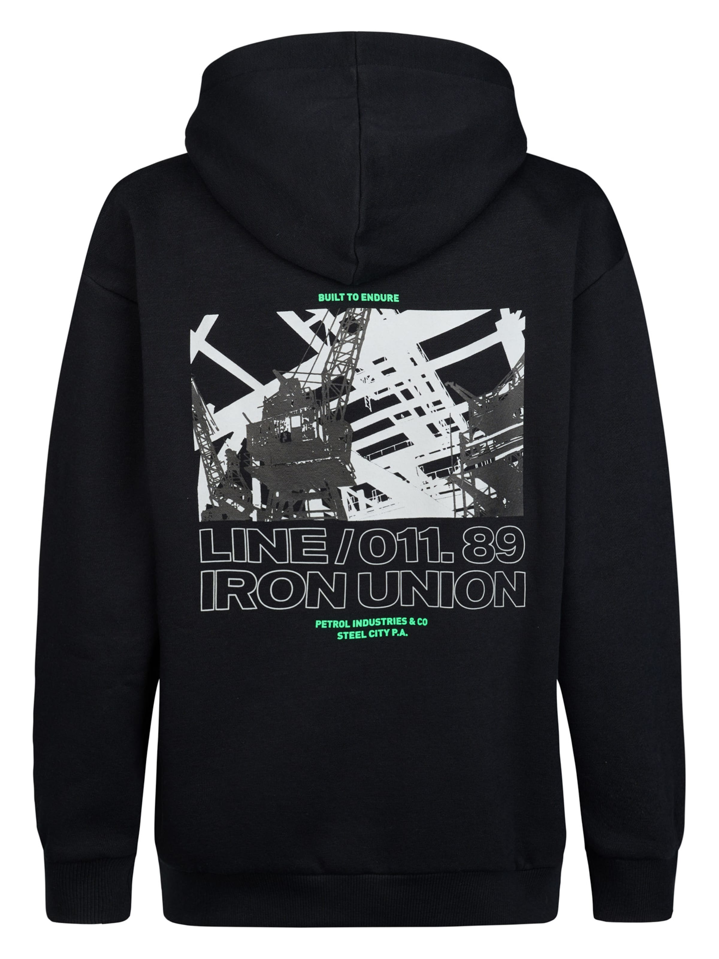 Petrol Industries Sweatshirt in Zwart