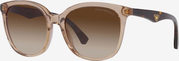 Emporio Armani - Gafas de sol '0EA4157' en marrón: frente