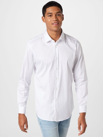 STRELLSON - Slim Fit Camisa 'Siro2' em branco: frente