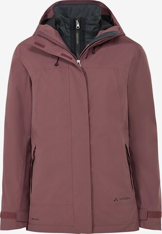 VAUDE Outdoorjacke 'Neyland' in Rot: Vorderseite