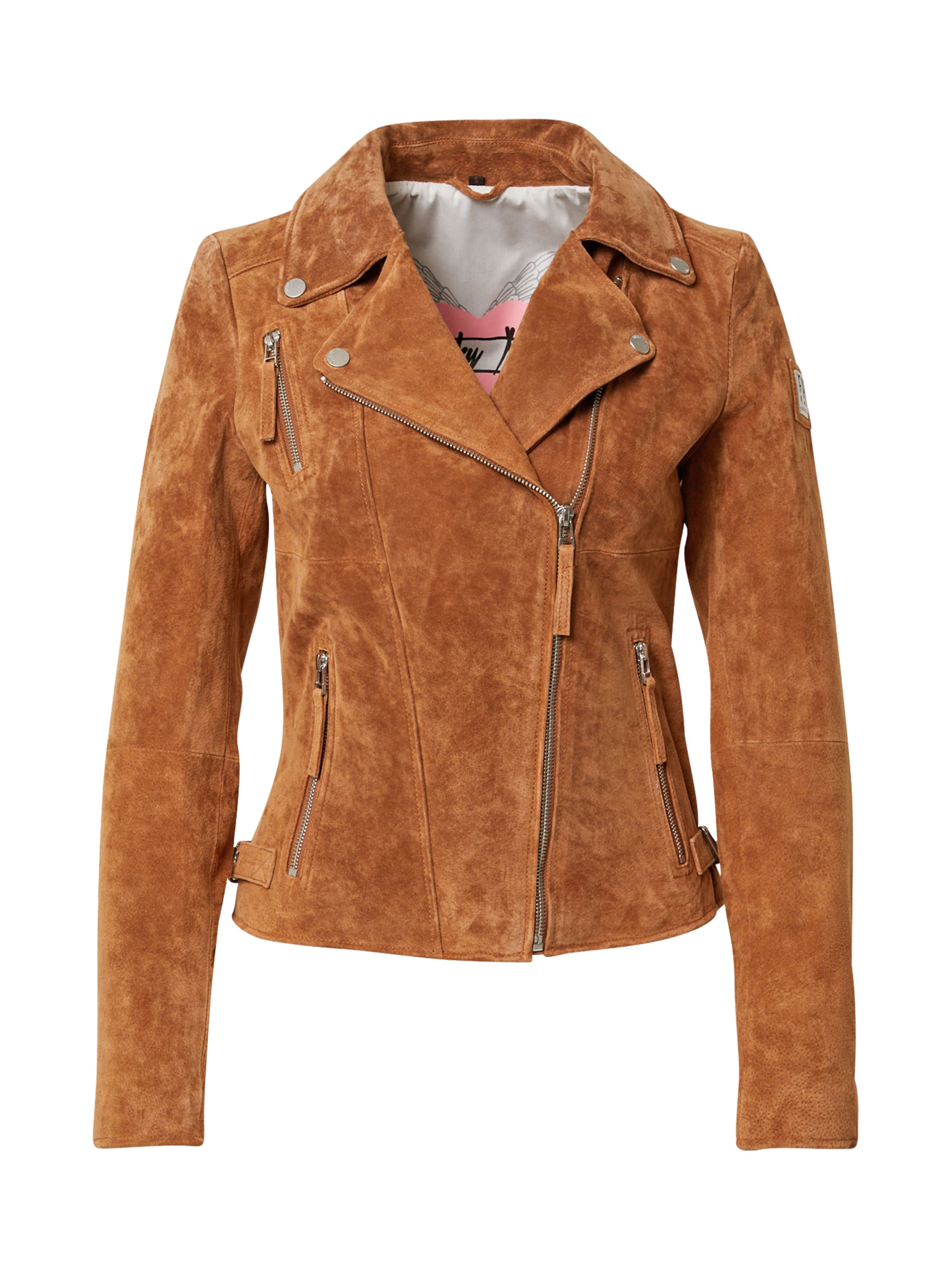 FREAKY NATION Jacke in Braun: Vorderseite