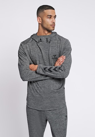 Hummel Sports sweatshirt in Grey: front