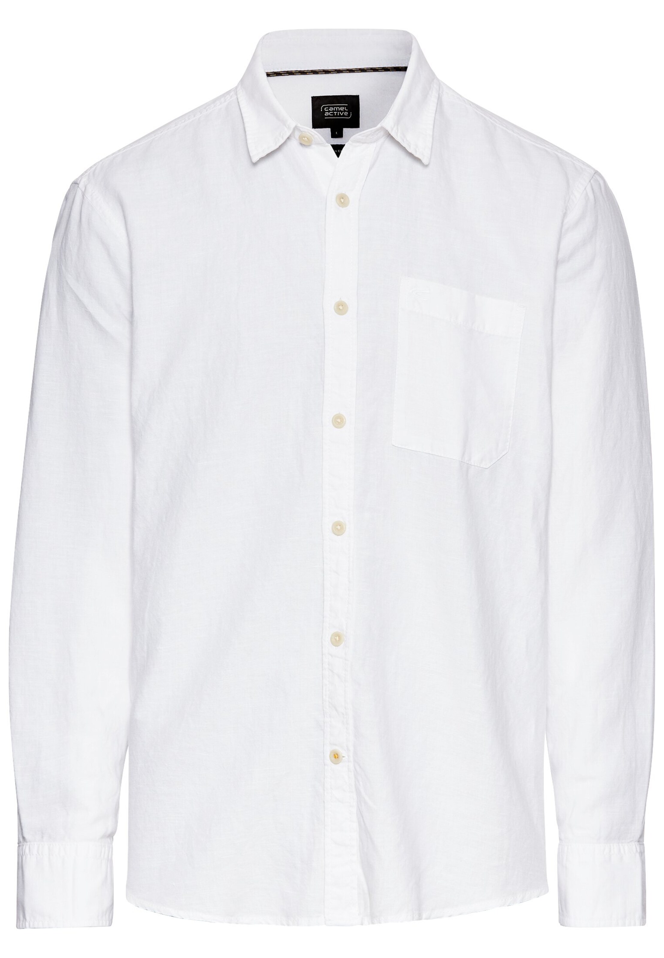 CAMEL ACTIVE Regular fit Button Up Shirt in White: front