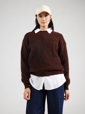 TWNS THE LABEL Sweater 'Westminster' in Brown: front