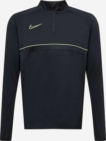 NIKE Athletic Sweatshirt 'Academy' in Black: front