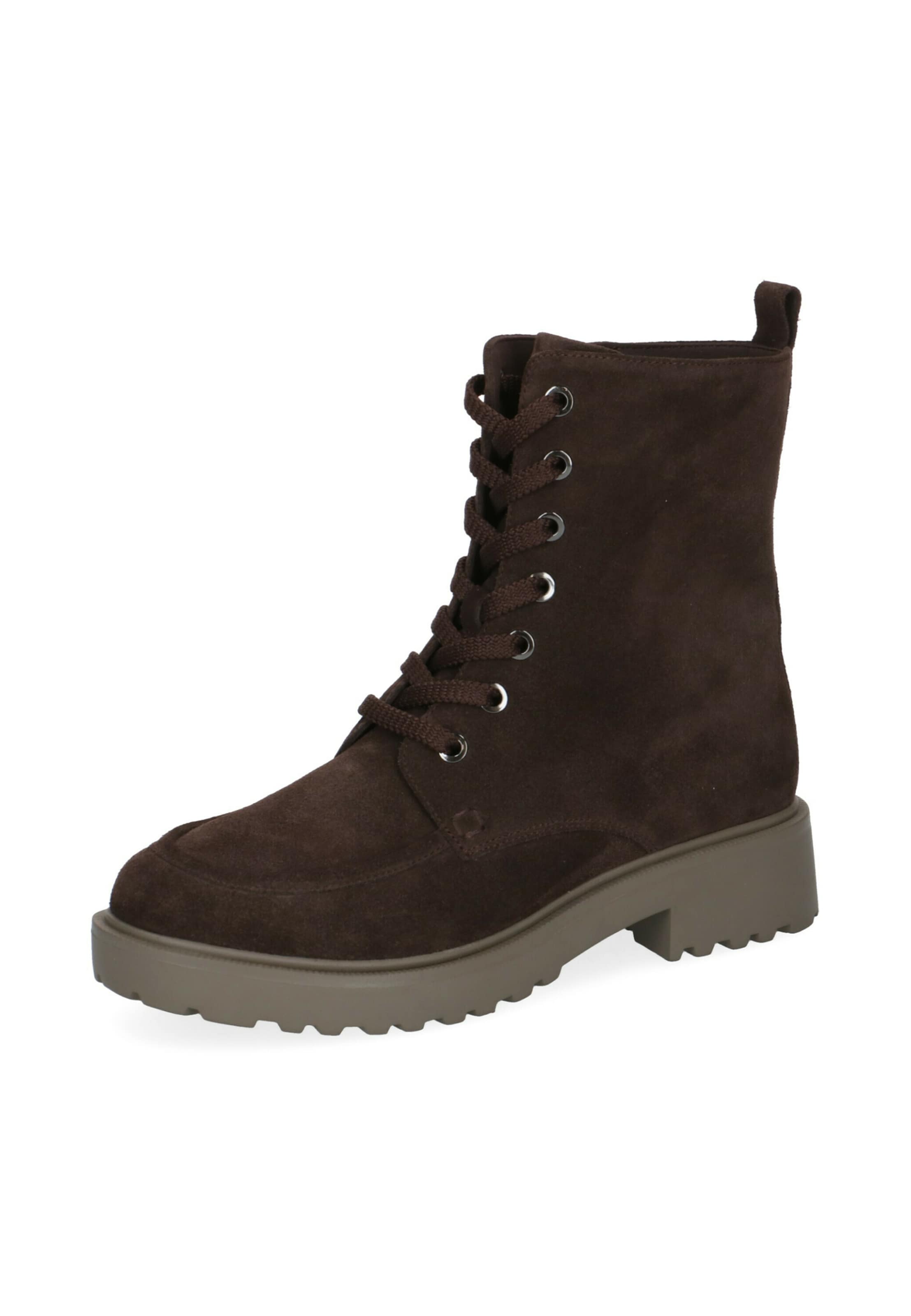 Bottines à lacets CAPRICE en marron : devant