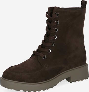 Bottines à lacets CAPRICE en marron : devant