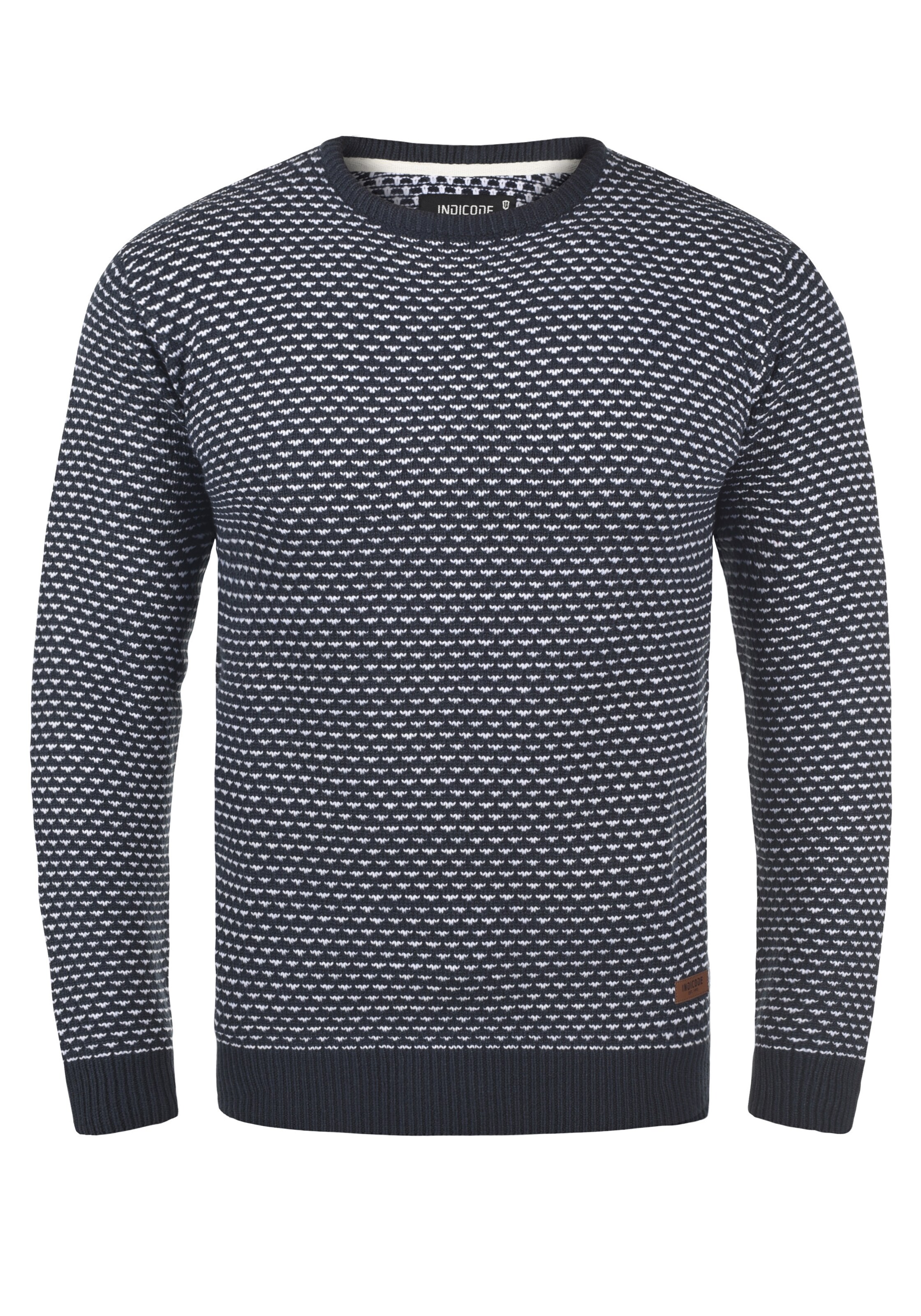 INDICODE JEANS Pullover 'Coppler' in Blau: Vorderseite