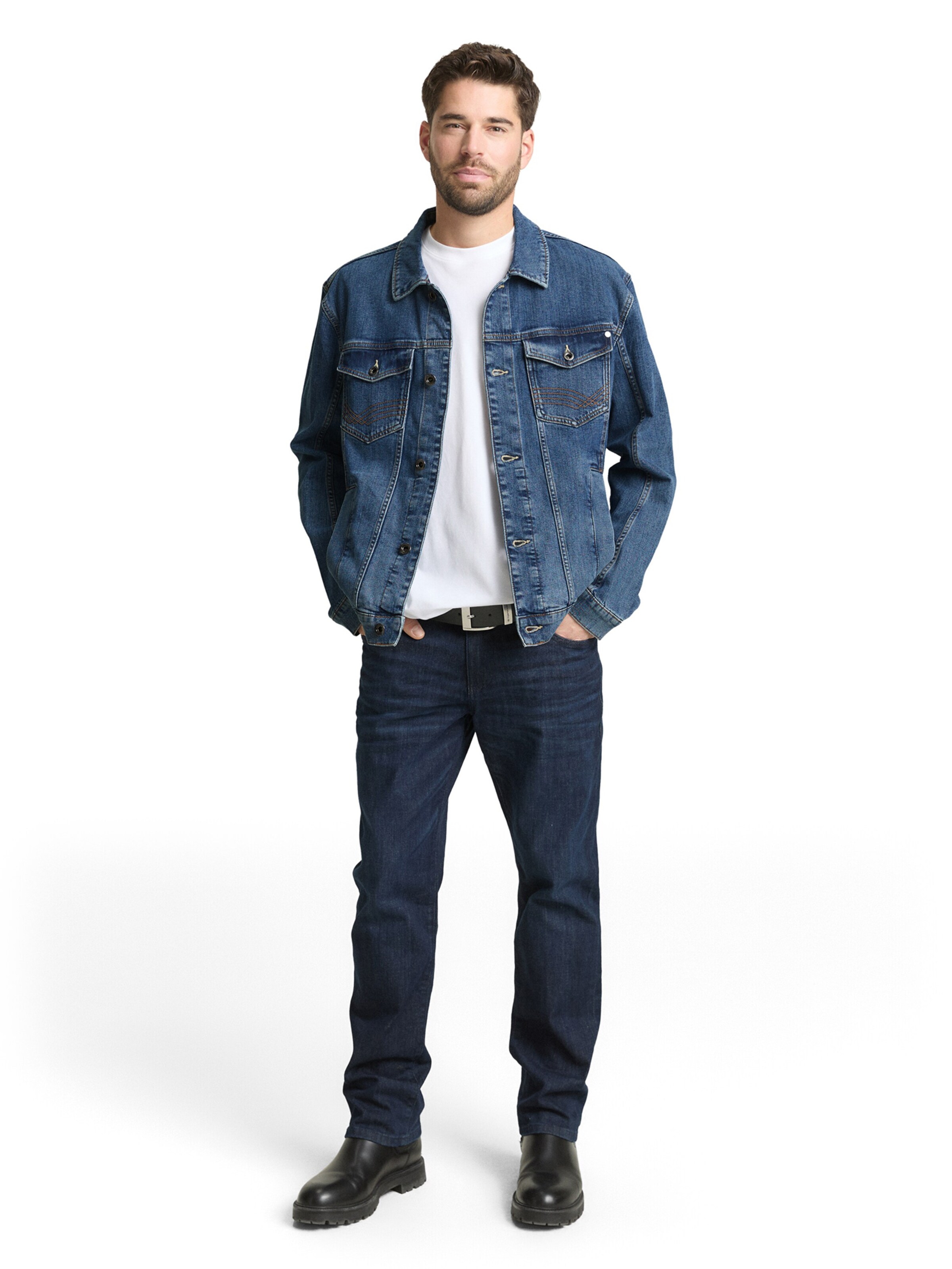 mėlyna TOM TAILOR Demisezoninė striukė