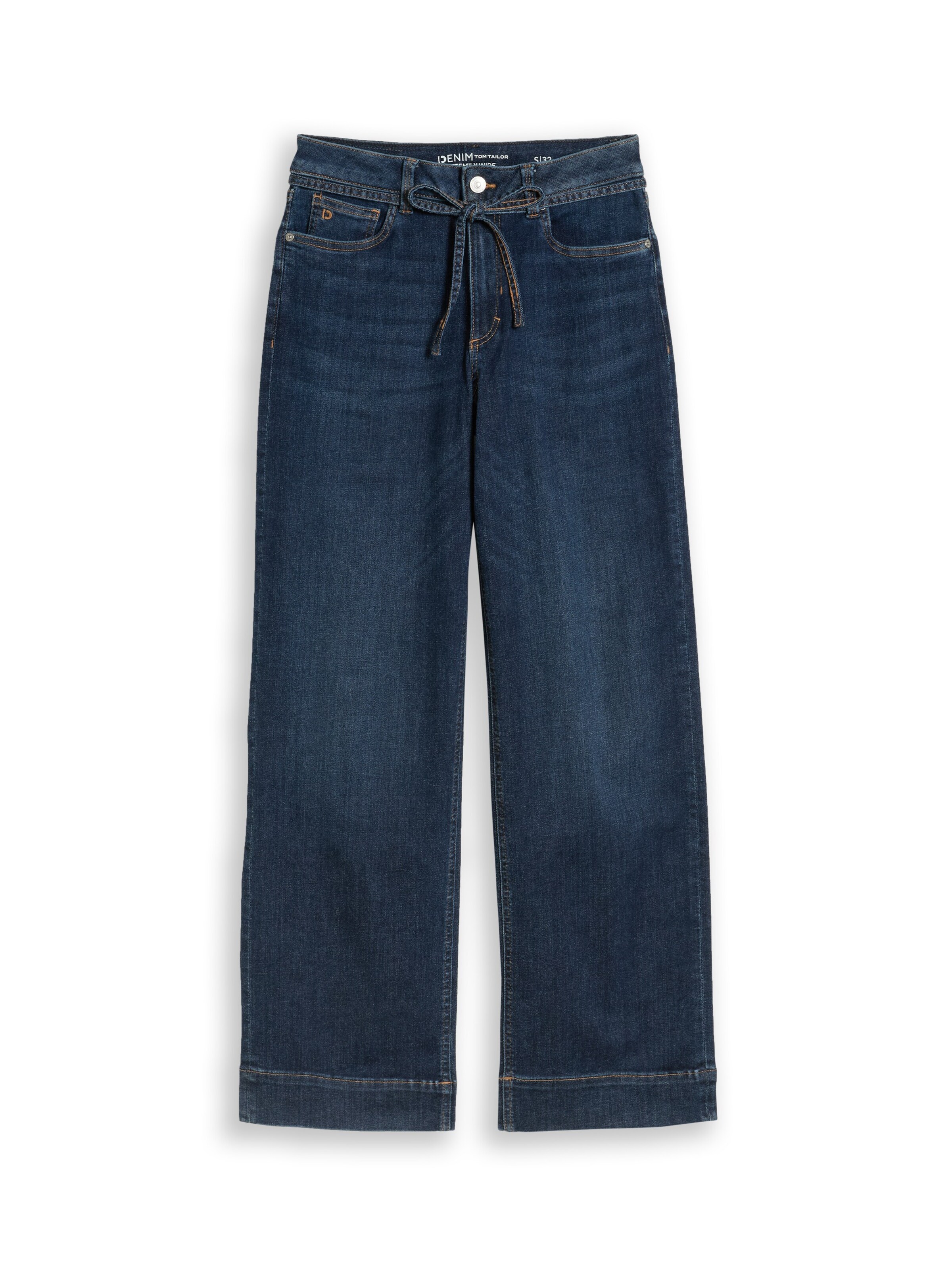 TOM TAILOR DENIM Džínsy 'TTEMILY WIDE', veľkosť 27-28/30 - tmavomodrá, Produkt