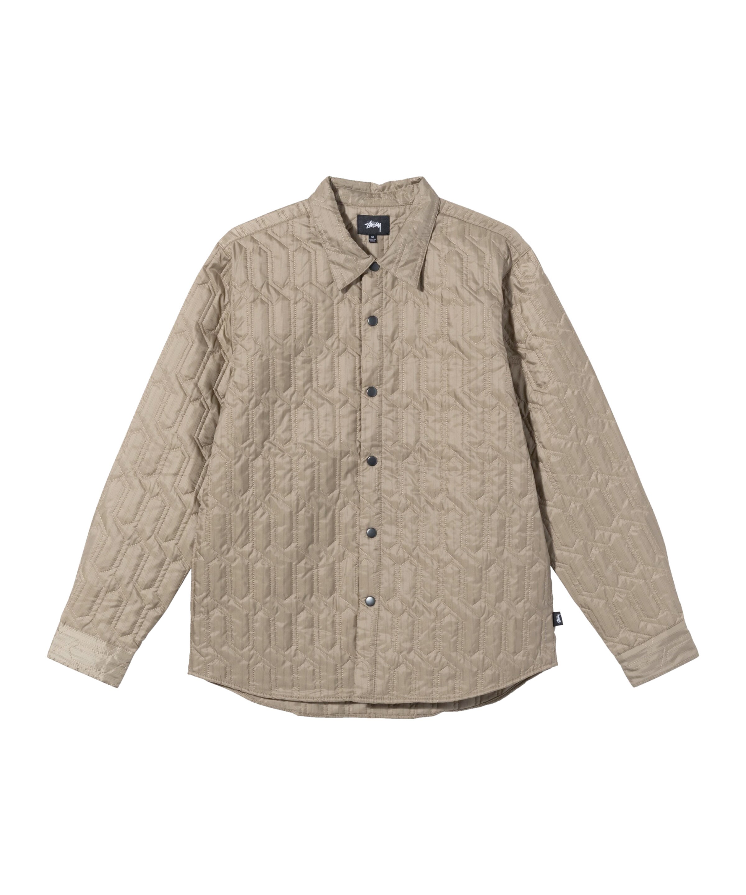 Stüssy Regular Fit Jacke in Beige: Vorderseite