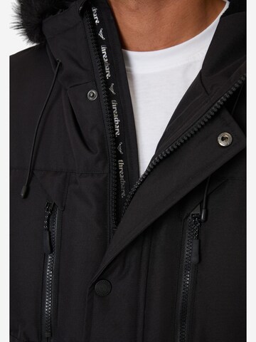 Threadbare Mantel 'Felipe' in Schwarz