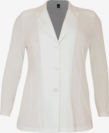 Yoek Blazer in White: front