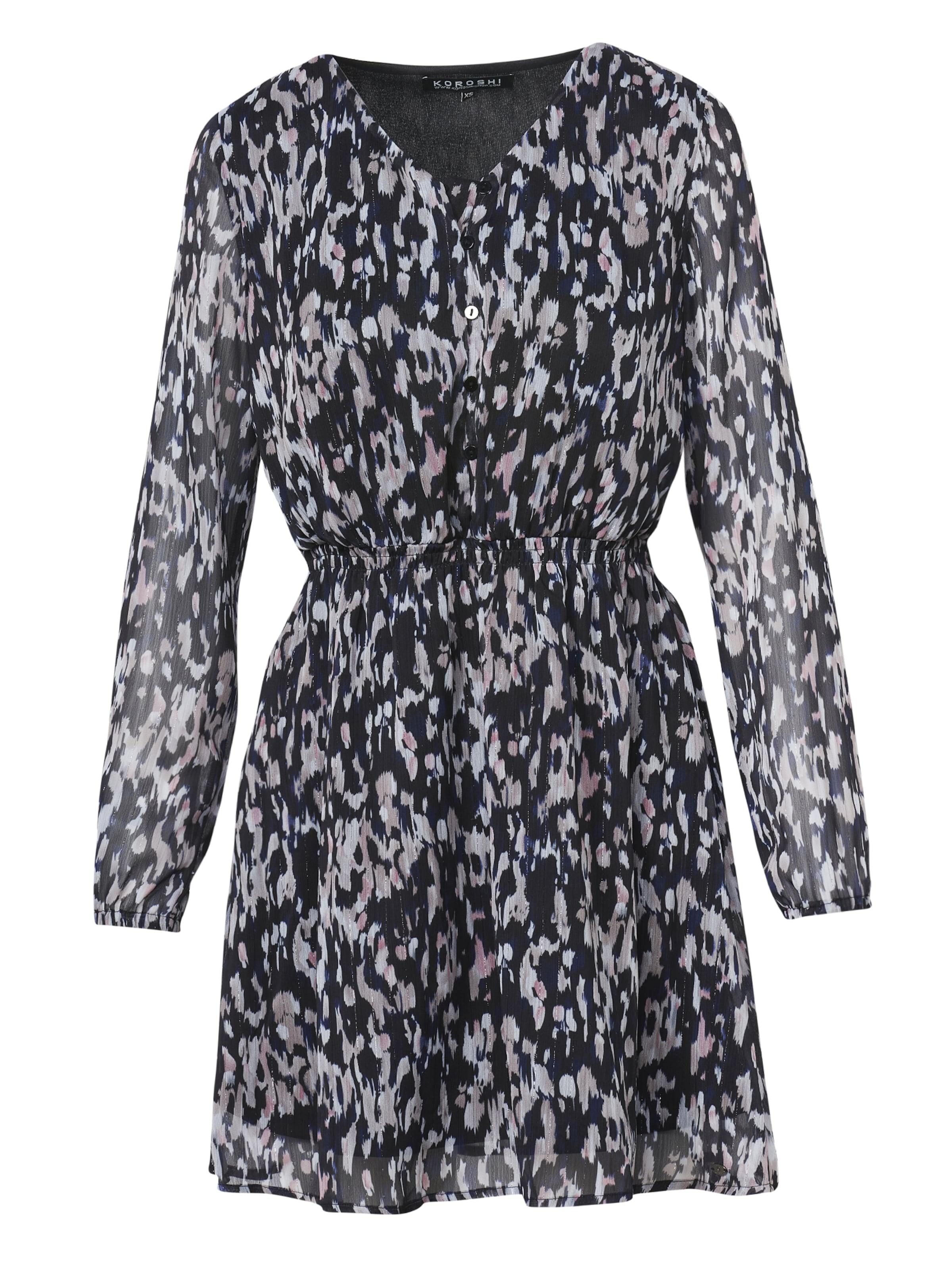 KOROSHI Mekko värissä musta: etupuoli