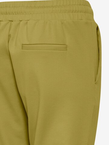 Coupe slim Pantalon 'KATE' ICHI en vert