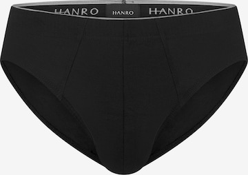 Hanro Slip 'Cotton Superior' in Schwarz: Vorderseite