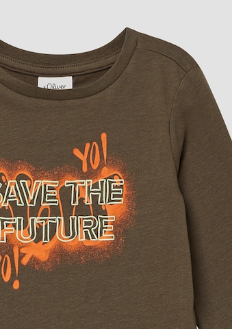 T-Shirt s.Oliver en marron
