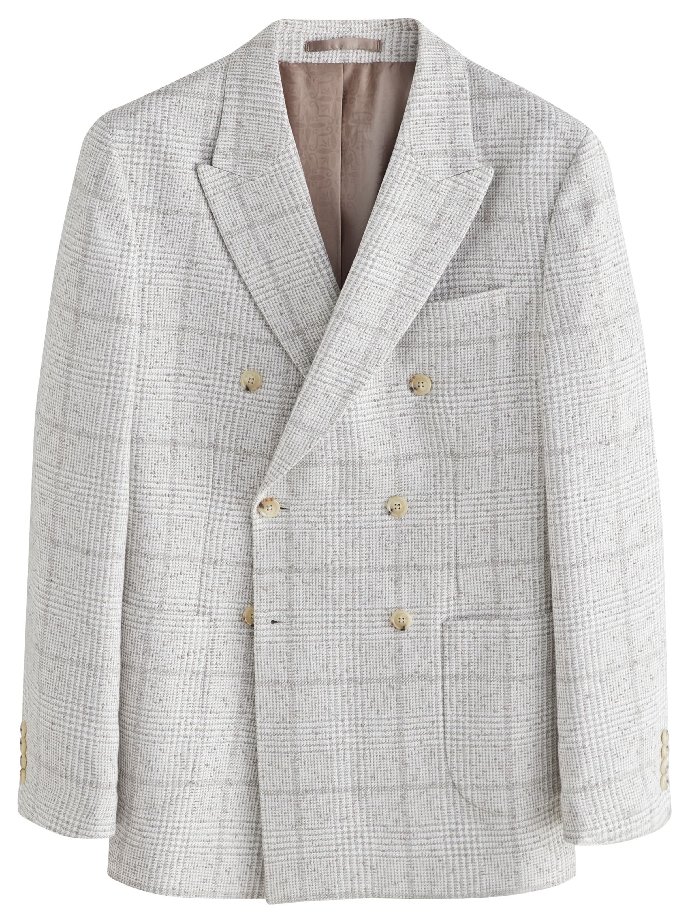 Coupe regular Veste de costume Next en gris : devant