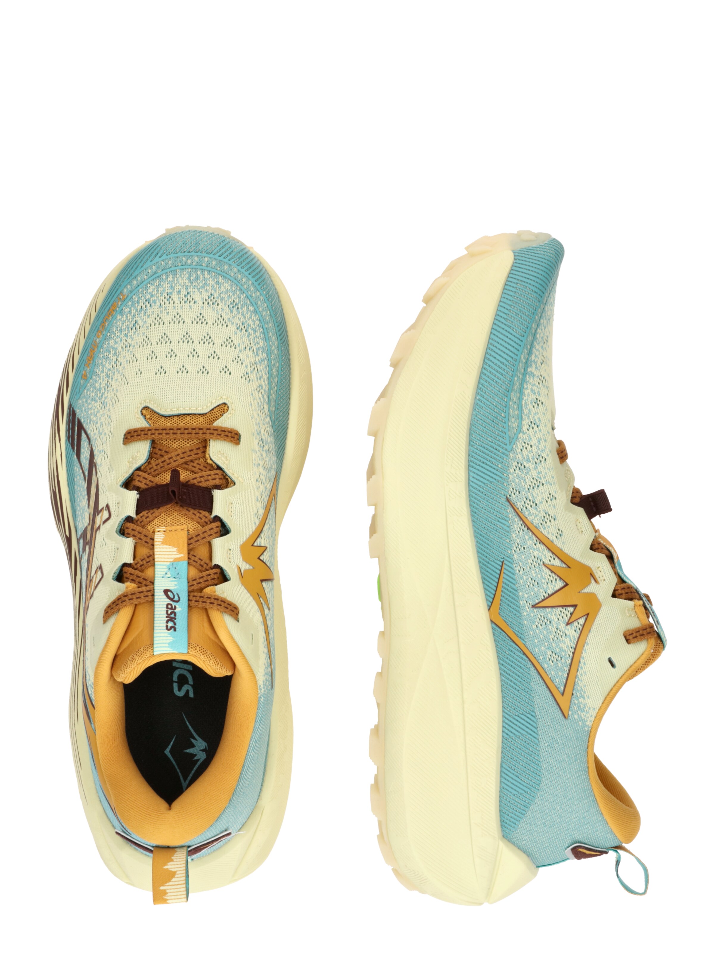 Chaussure de course 'Trabuco Max 4' ASICS en jaune