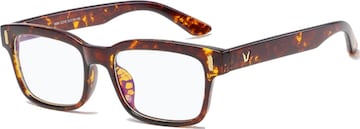 Lunettes de soleil 'Oval Sonnenbrillen Brarkuk' VEYREY en marron : devant