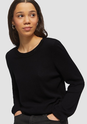 QS Pullover in Schwarz
