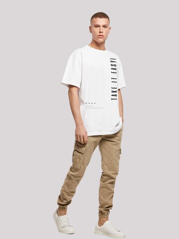 F4NT4STIC T-Shirt 'Take It Easy' in Weiß