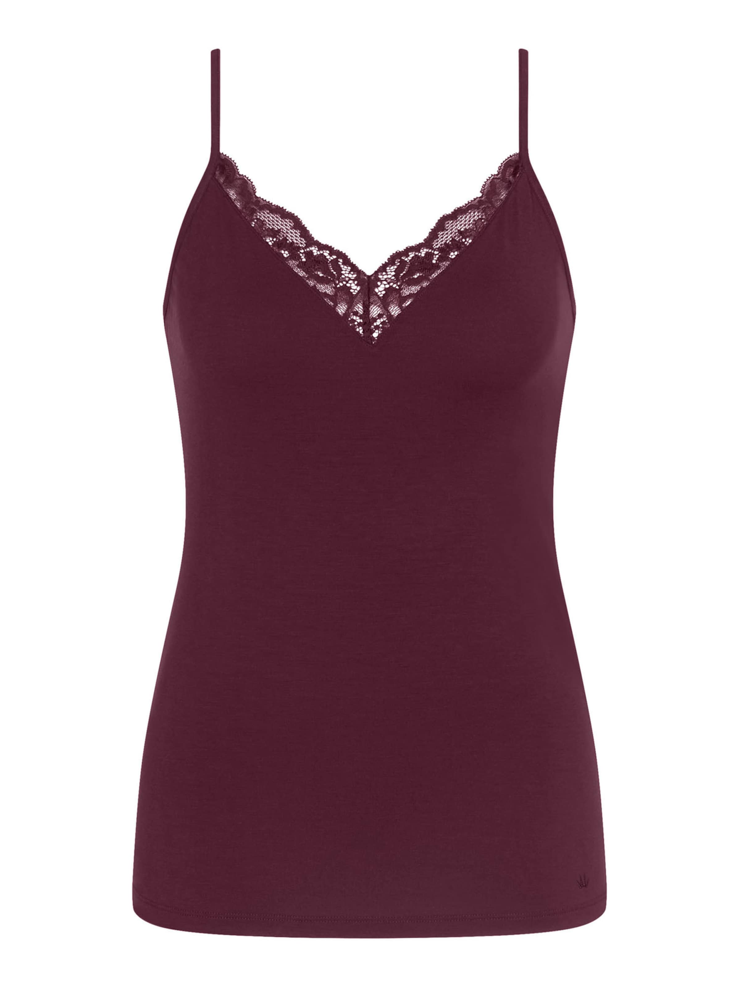 Haut ' Red Label Amourette ' TRIUMPH en rouge : devant