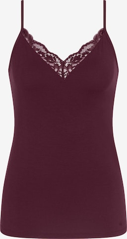Haut ' Red Label Amourette ' TRIUMPH en rouge : devant