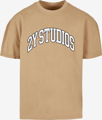2Y Studios T-Shirt in Beige: Vorderseite