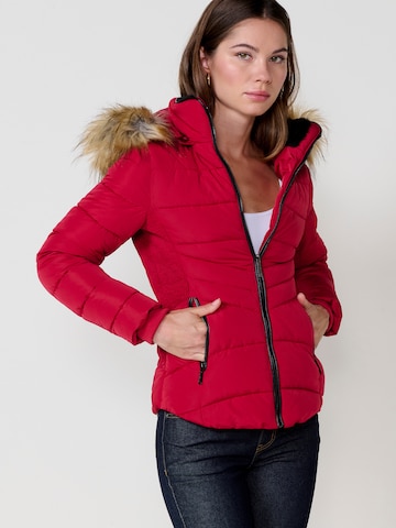 KOROSHIZimska jakna - crvena boja: prednji dio