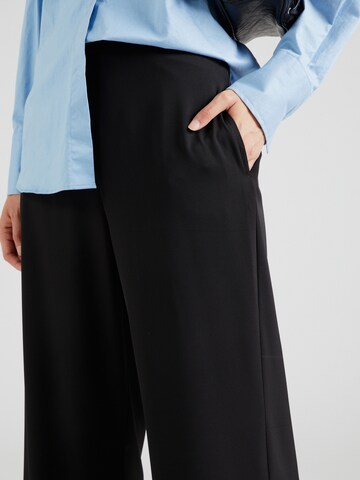 Wide Leg Pantalon 'Nichelle' MSCH COPENHAGEN en noir