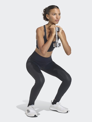 ADIDAS PERFORMANCE Skinny Sporthose 'OPT' in Grau