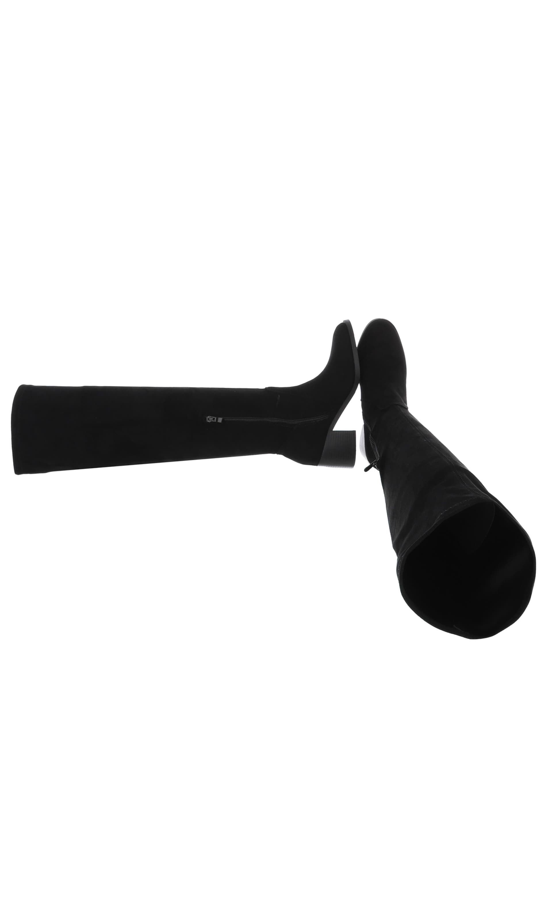 Ital-Design Overknees in Schwarz