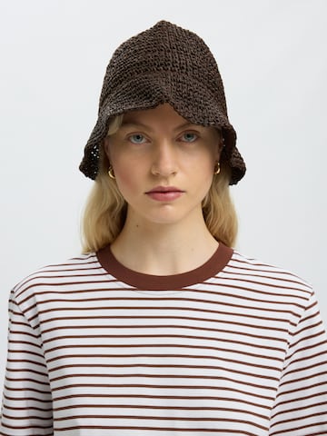 SELECTED Shirt 'SLFESSENTIAL' in Brown