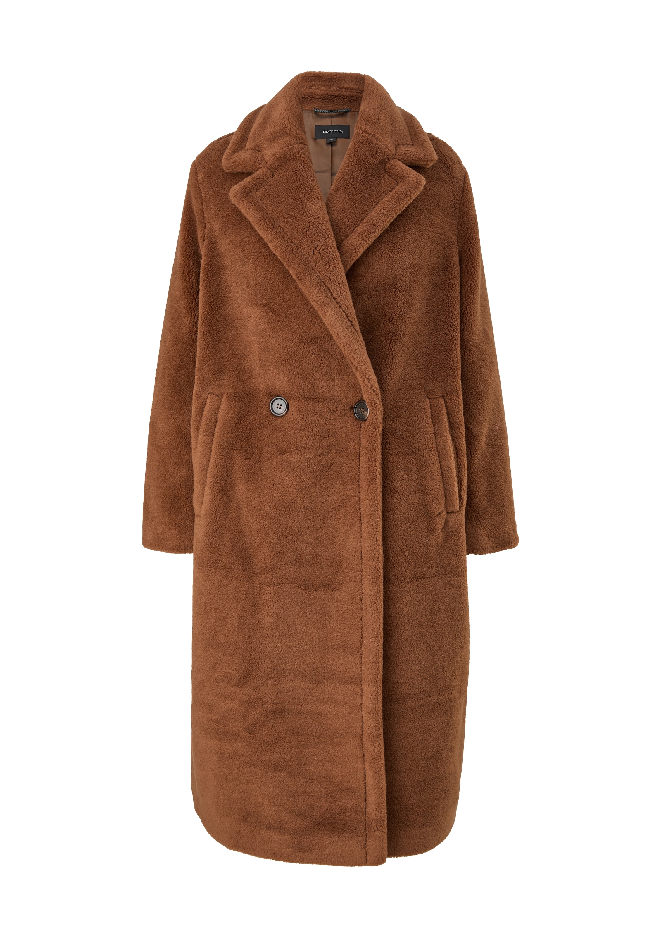 COMMA Wintermantel in Bruin: voorkant