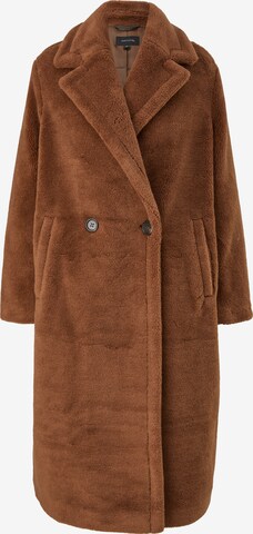 COMMA Winter Coat in Brown: front