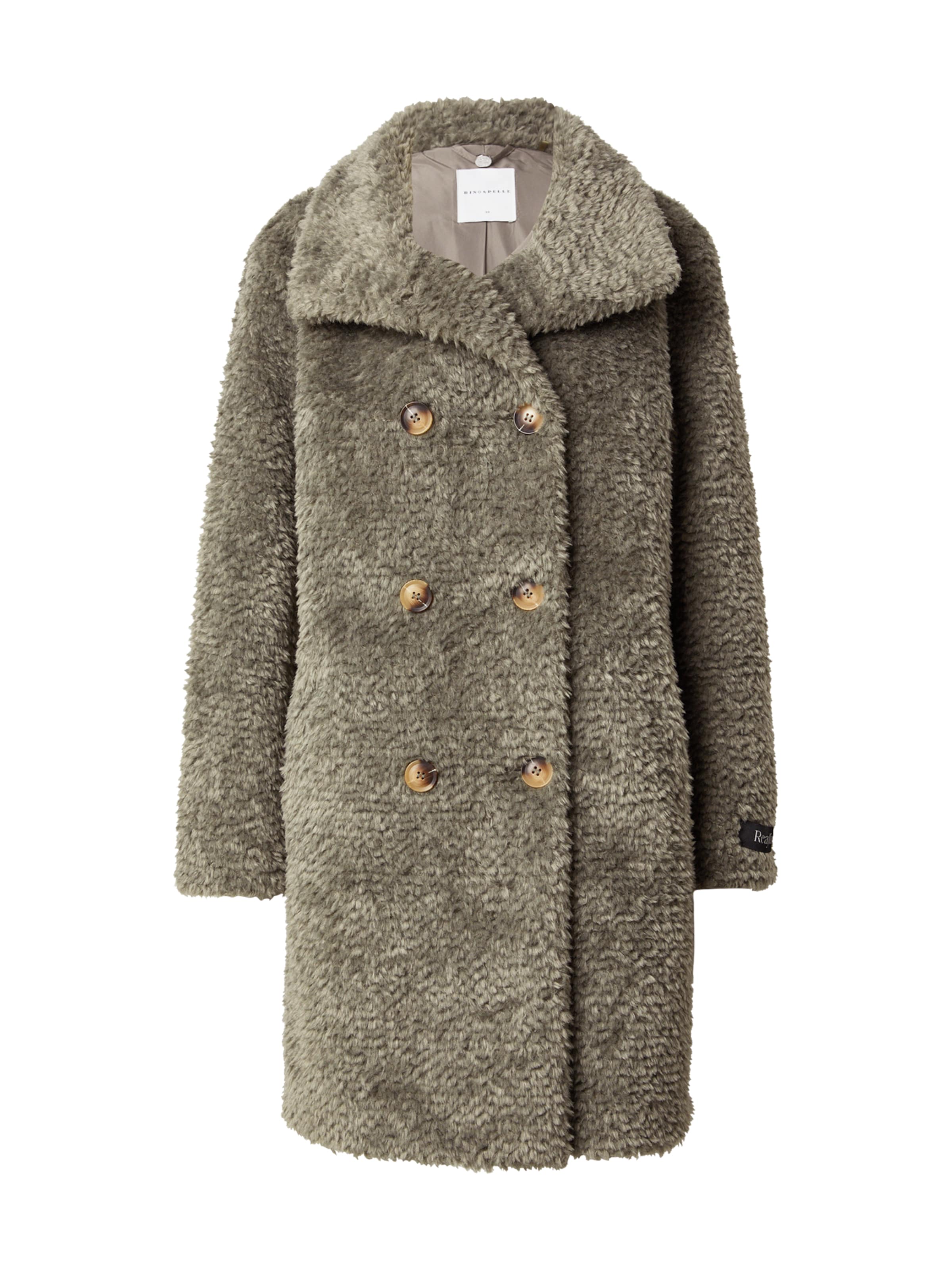 RINO & PELLE Prehoden plašč 'Ena' | zelena barva: sprednja stran