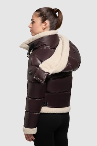 Veste d’hiver 'Nessie2' khujo en marron