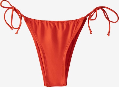 Slip costum de baie Bershka pe roșu orange, Vizualizare produs