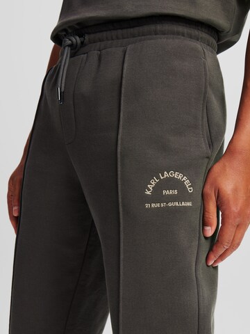 Regular Pantalon Karl Lagerfeld en gris